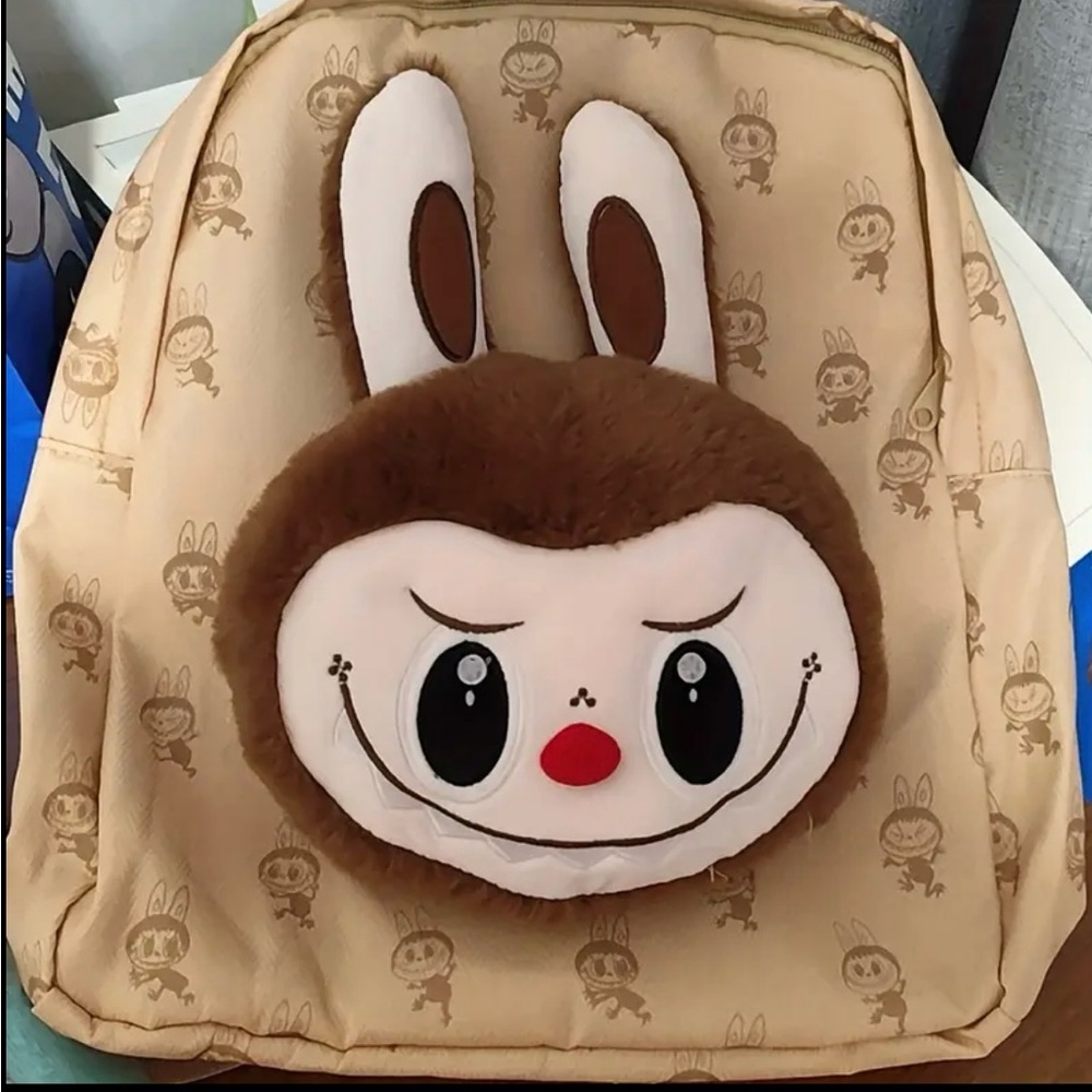 Adorable Brown Bunny Kids Backpack, NEW